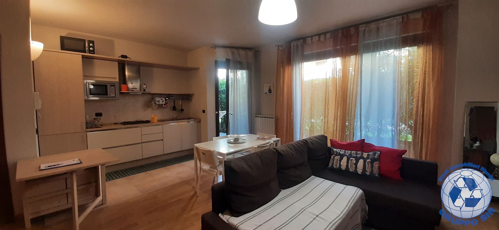 bilocale arredato con box